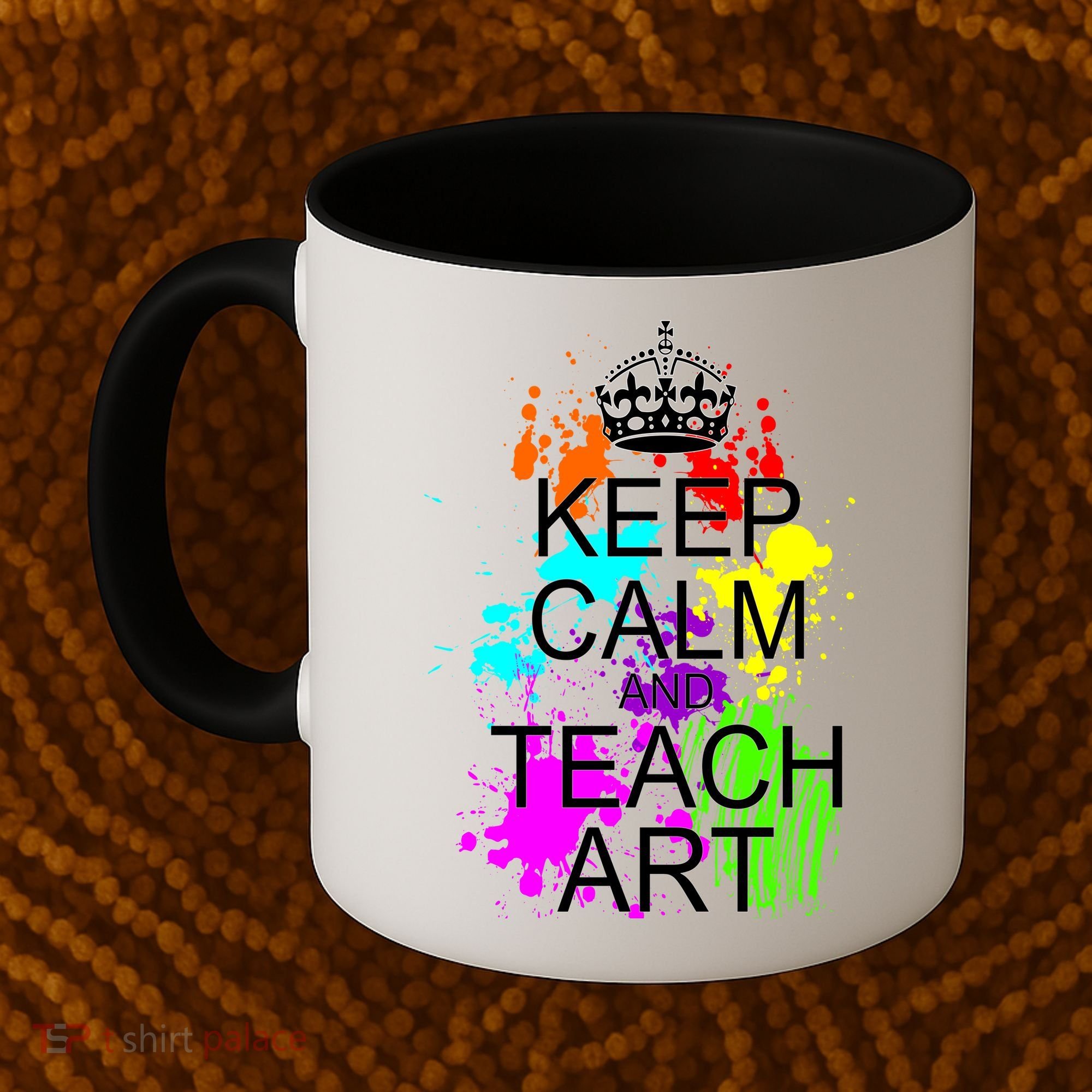 Keep Calm And Teach Art Coffee Mug