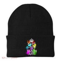 Keep Calm And Teach Art Beanie thumb 0