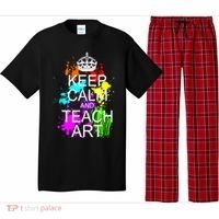 Keep Calm And Teach Art Pajama Set thumb 0