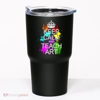 Keep Calm And Teach Art Tumbler thumb 0