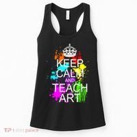 Keep Calm And Teach Art Women's Tank Top thumb 0