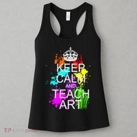Keep Calm And Teach Art Women's Tank Top thumb 3
