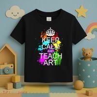 Keep Calm And Teach Art Toddler T-Shirt thumb 3