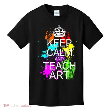 Keep Calm And Teach Art Kids T-Shirt