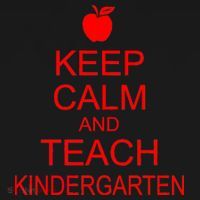 Keep Calm And Teach Kindergarten Doggie Tank thumb 4