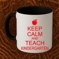 Keep Calm And Teach Kindergarten Coffee Mug thumb 2