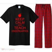 Keep Calm And Teach Kindergarten Pajama Set thumb 0