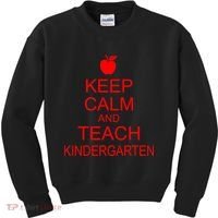 Keep Calm And Teach Kindergarten Kids Sweatshirt thumb 0
