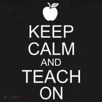 Keep Calm and Teach On Doggie Tank thumb 4