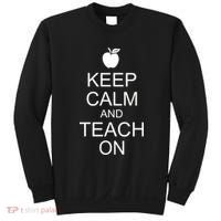 Keep Calm and Teach On Sweatshirt thumb 0
