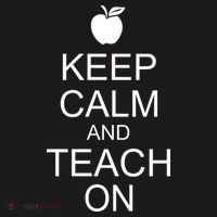 Keep Calm and Teach On Sweatshirt thumb 3