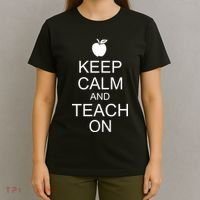 Keep Calm and Teach On T-Shirt thumb 4
