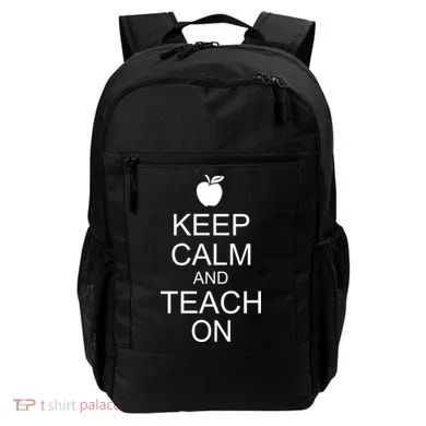 Keep Calm and Teach On Backpack