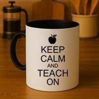 Keep Calm and Teach On Coffee Mug thumb 4