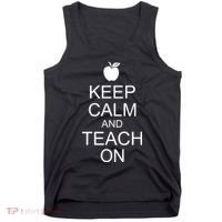 Keep Calm and Teach On Tank Top thumb 0