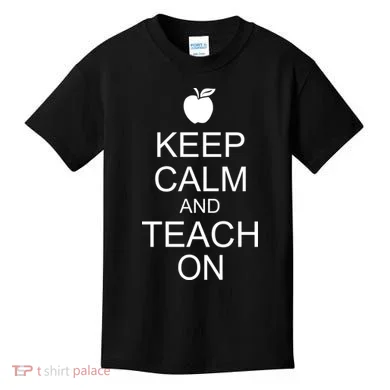Keep Calm and Teach On Kids T-Shirt