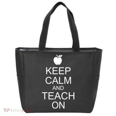 Keep Calm and Teach On Bag
