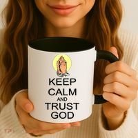 Keep Calm and Trust God Coffee Mug thumb 3