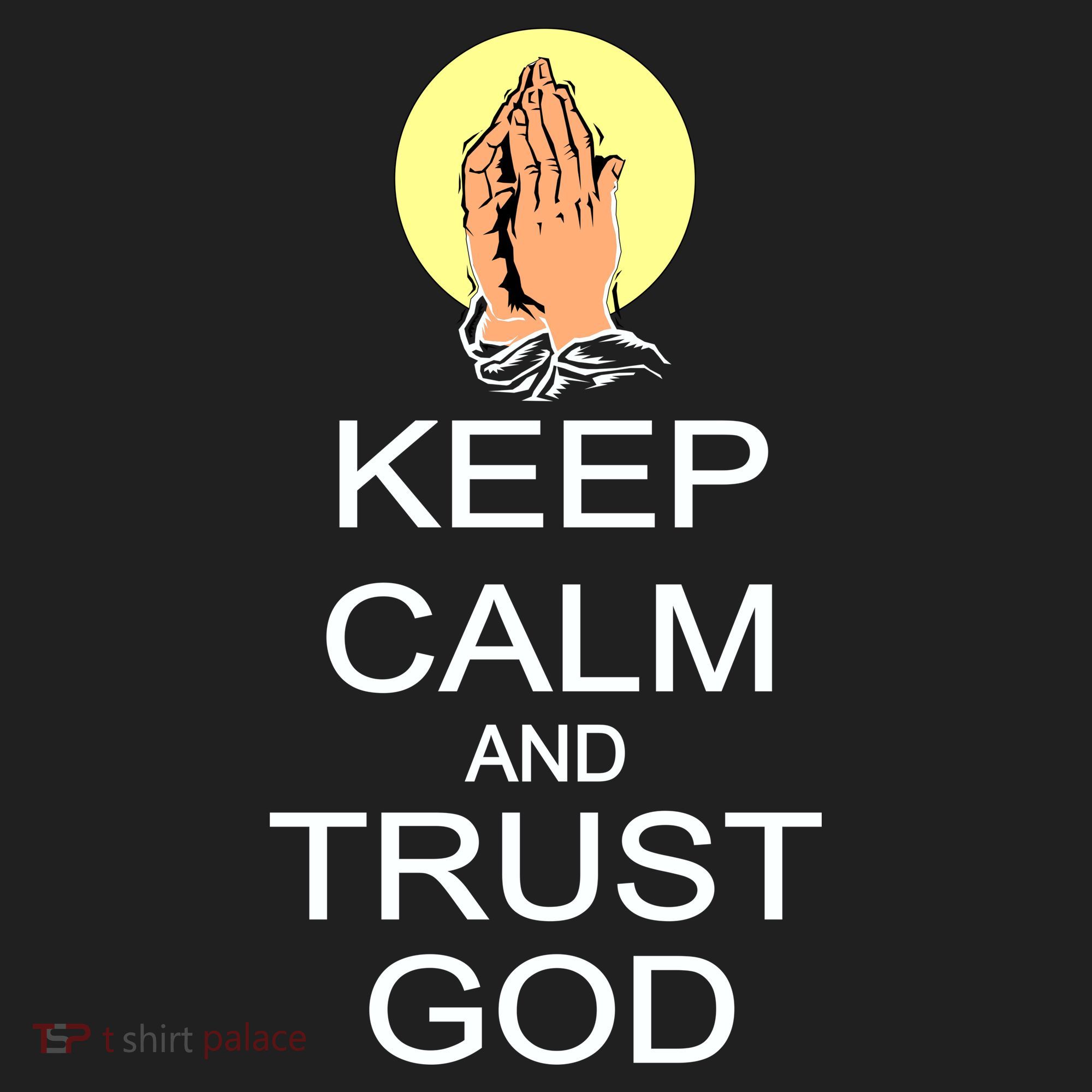 Keep Calm and Trust God Beanie
