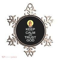 Keep Calm and Trust God Ornament thumb 0
