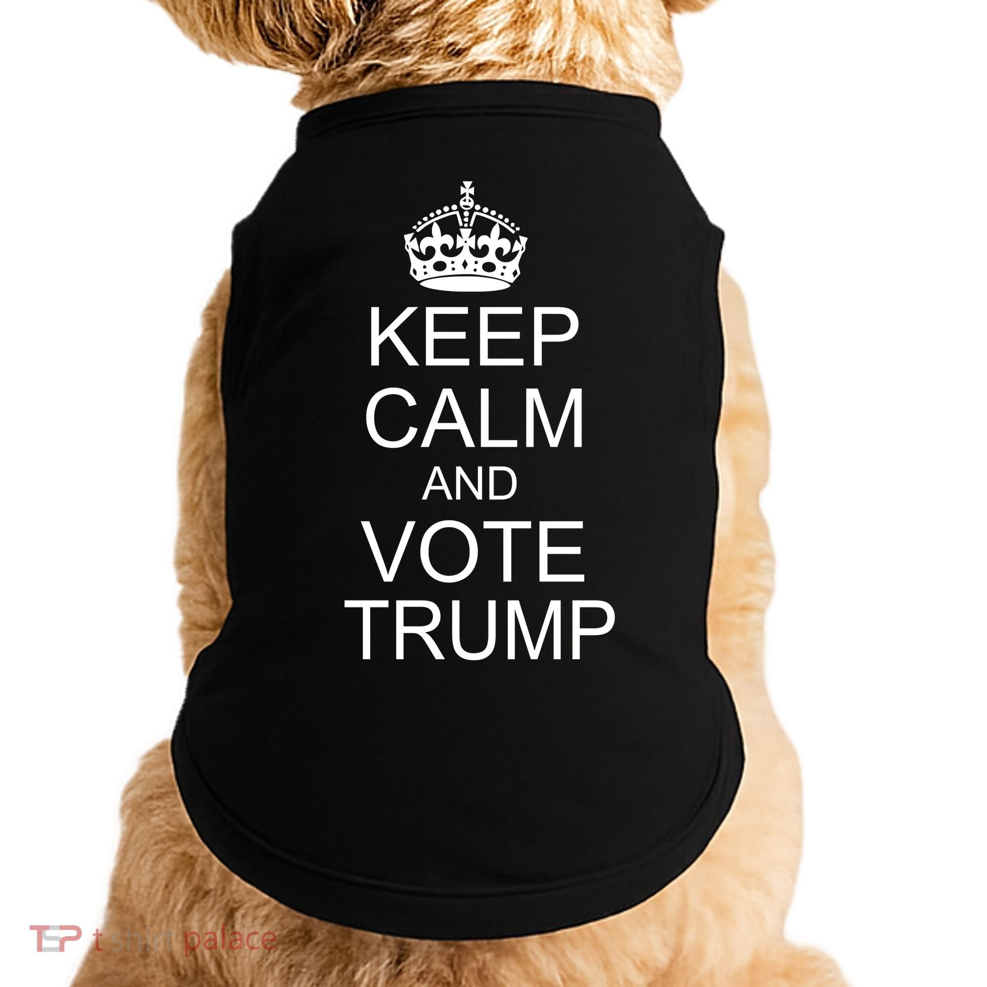 Keep Calm And Vote Trump Doggie Tank