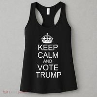 Keep Calm And Vote Trump Women's Tank Top thumb 3