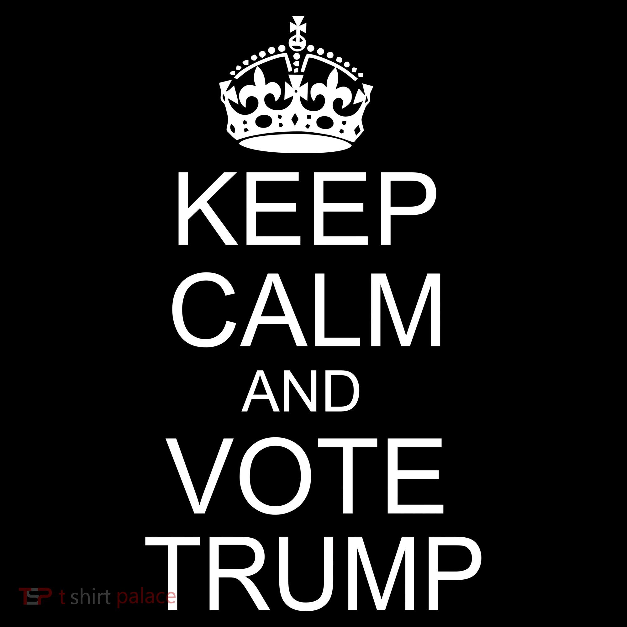 Keep Calm And Vote Trump Women's Long Sleeve Shirt