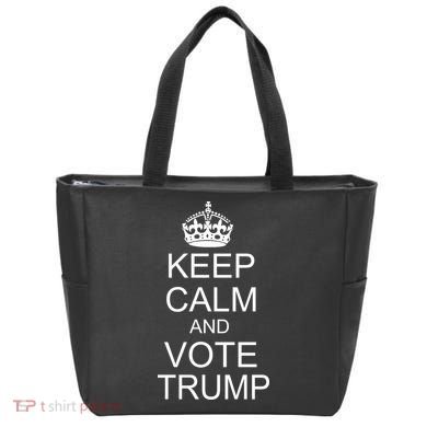 Keep Calm And Vote Trump Tote Bag