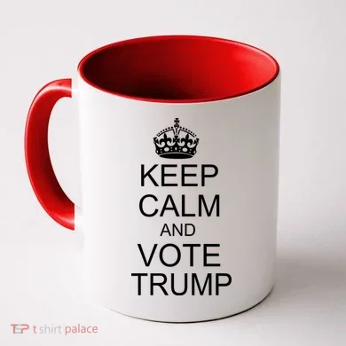 Keep Calm And Vote Trump Coffee Mug