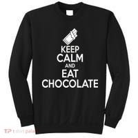 Keep Calm At Eat Chocolate Sweatshirt thumb 0