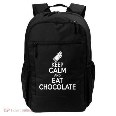 Keep Calm At Eat Chocolate Backpack