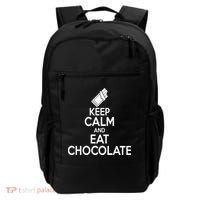 Keep Calm At Eat Chocolate Backpack thumb 0