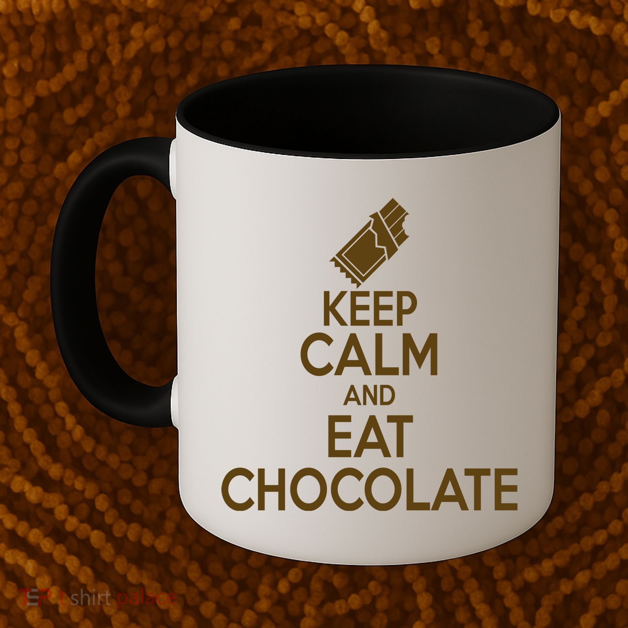 Keep Calm At Eat Chocolate Coffee Mug