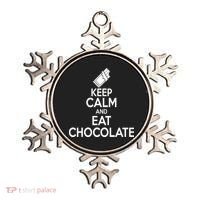 Keep Calm At Eat Chocolate Ornament thumb 0