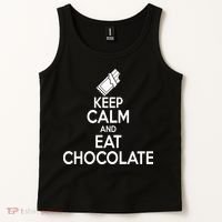 Keep Calm At Eat Chocolate Tank Top thumb 2