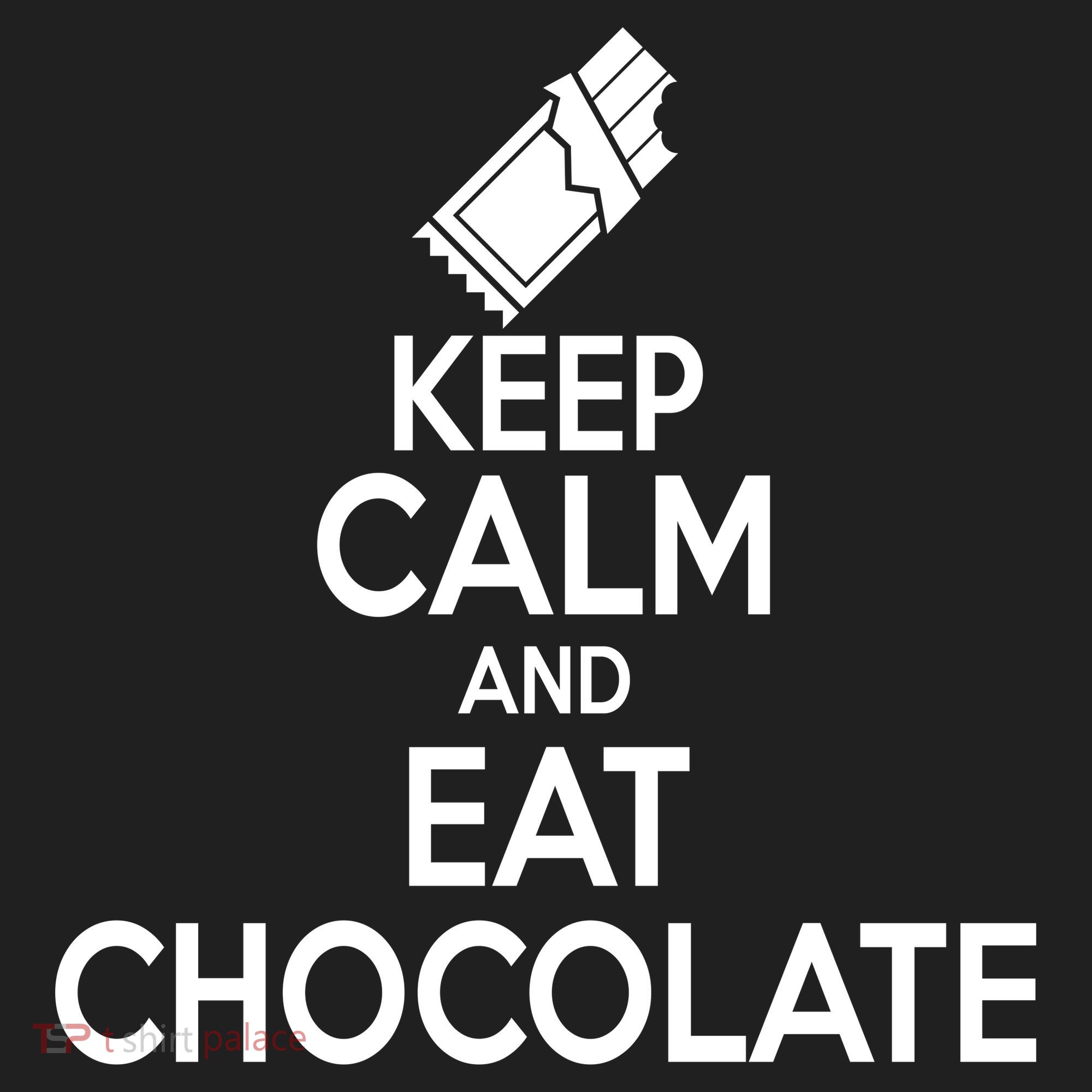 Keep Calm At Eat Chocolate Golf Towel