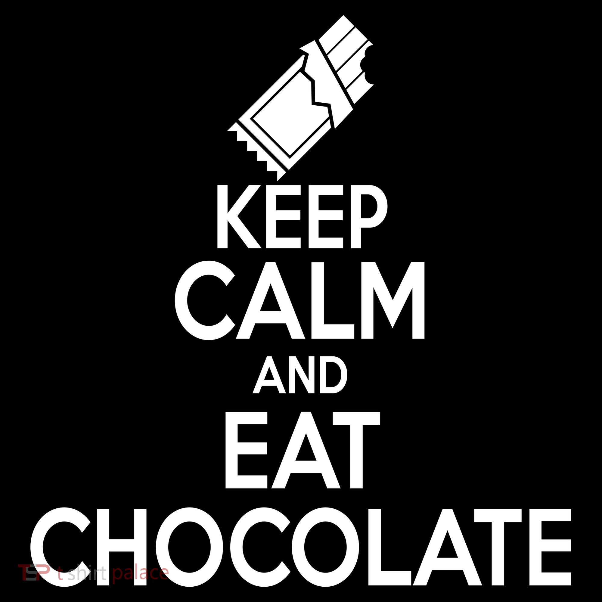 Keep Calm At Eat Chocolate Toddler T-Shirt