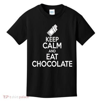 Keep Calm At Eat Chocolate Kids T-Shirt