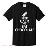 Keep Calm At Eat Chocolate Kids T-Shirt thumb 0