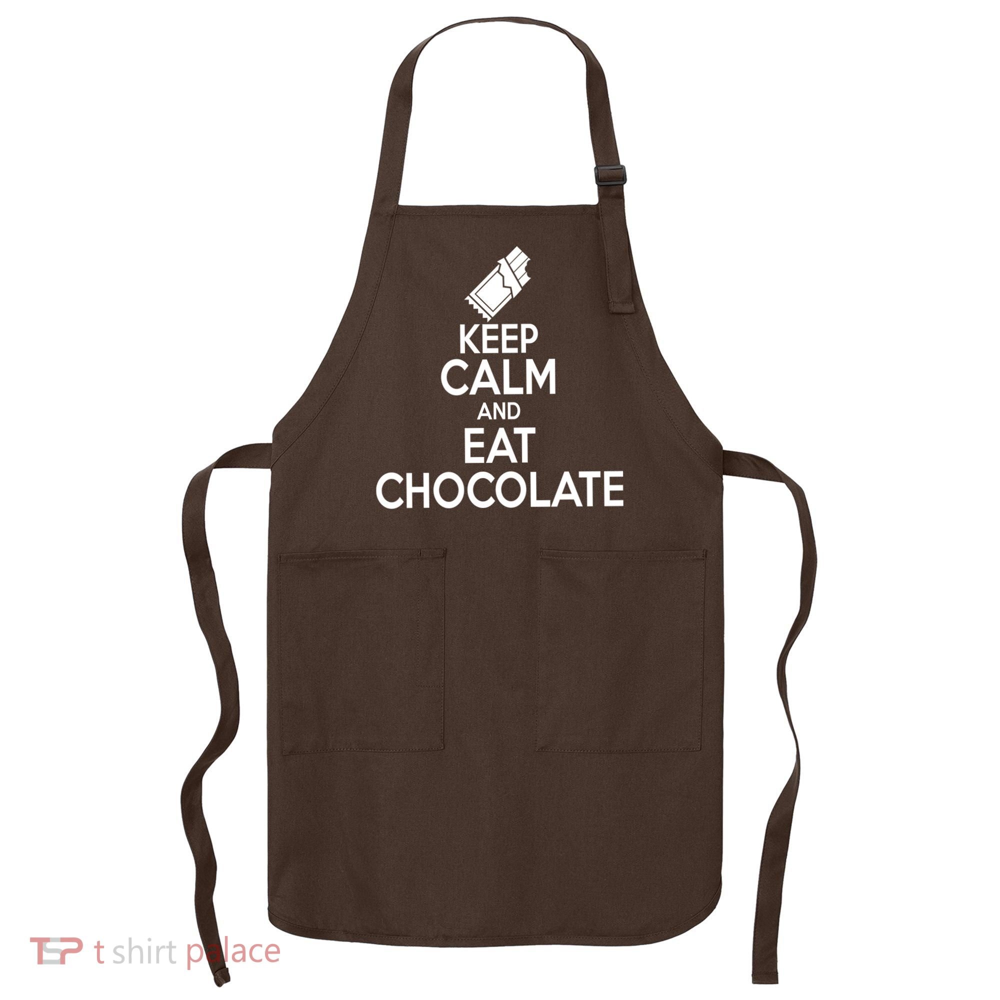 Keep Calm At Eat Chocolate Apron