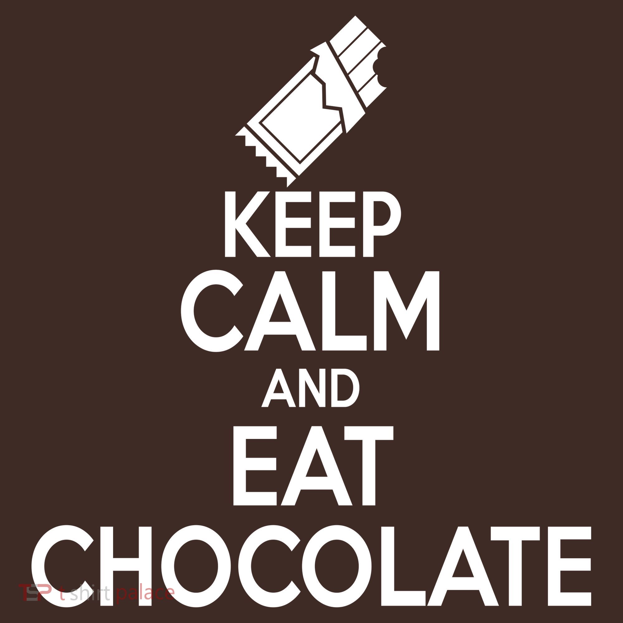 Keep Calm At Eat Chocolate Apron