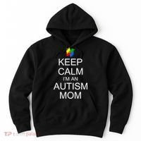 Keep Calm Autism Mom Awareness Hoodie thumb 0