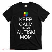 Keep Calm Autism Mom Awareness T-Shirt thumb 0