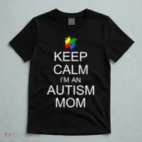Keep Calm Autism Mom Awareness T-Shirt thumb 5