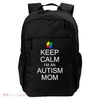 Keep Calm Autism Mom Awareness Backpack thumb 0