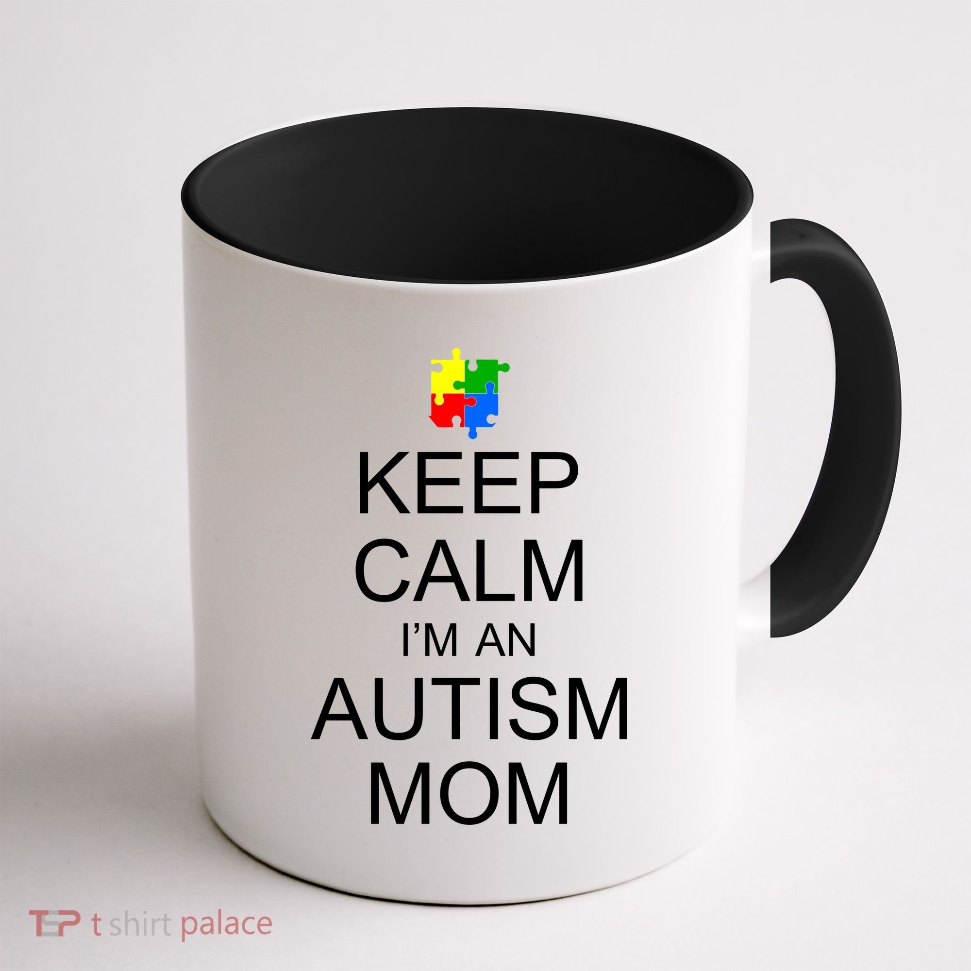 Keep Calm Autism Mom Awareness Coffee Mug