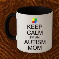 Keep Calm Autism Mom Awareness Coffee Mug thumb 2