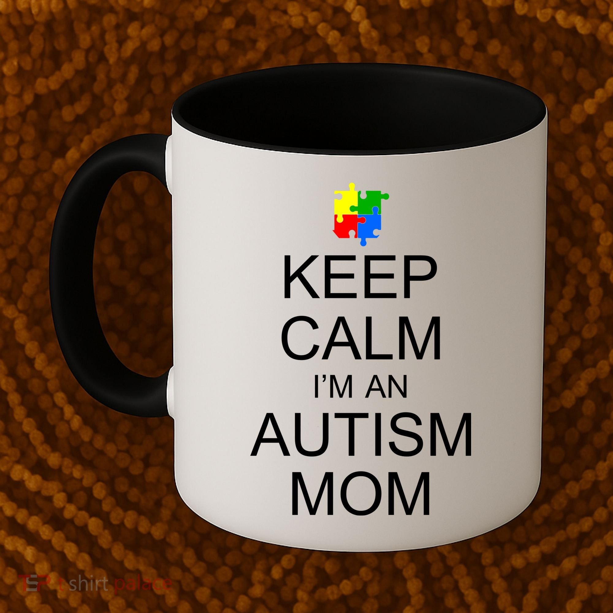 Keep Calm Autism Mom Awareness Coffee Mug