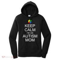 Keep Calm Autism Mom Awareness Women's Hoodie thumb 0
