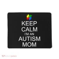 Keep Calm Autism Mom Awareness Mousepad thumb 0